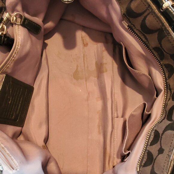 Coach Soho Signature Black Canvas & Leather Tote - Picture 15 of 16